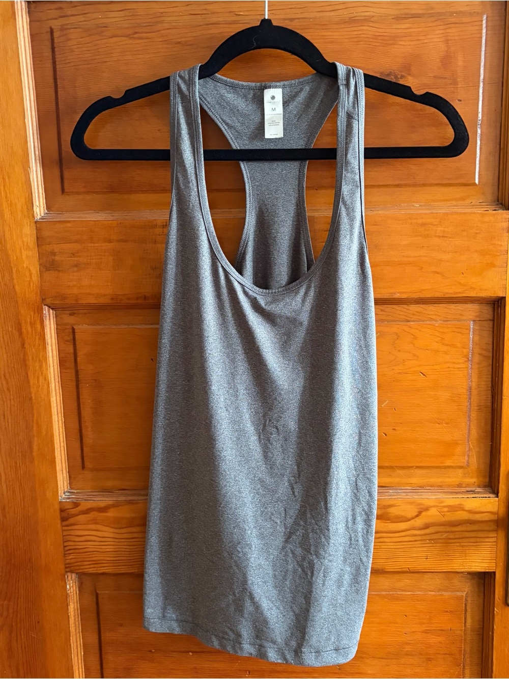 Yogalicious Heather Gray Racerback Yoga Tank